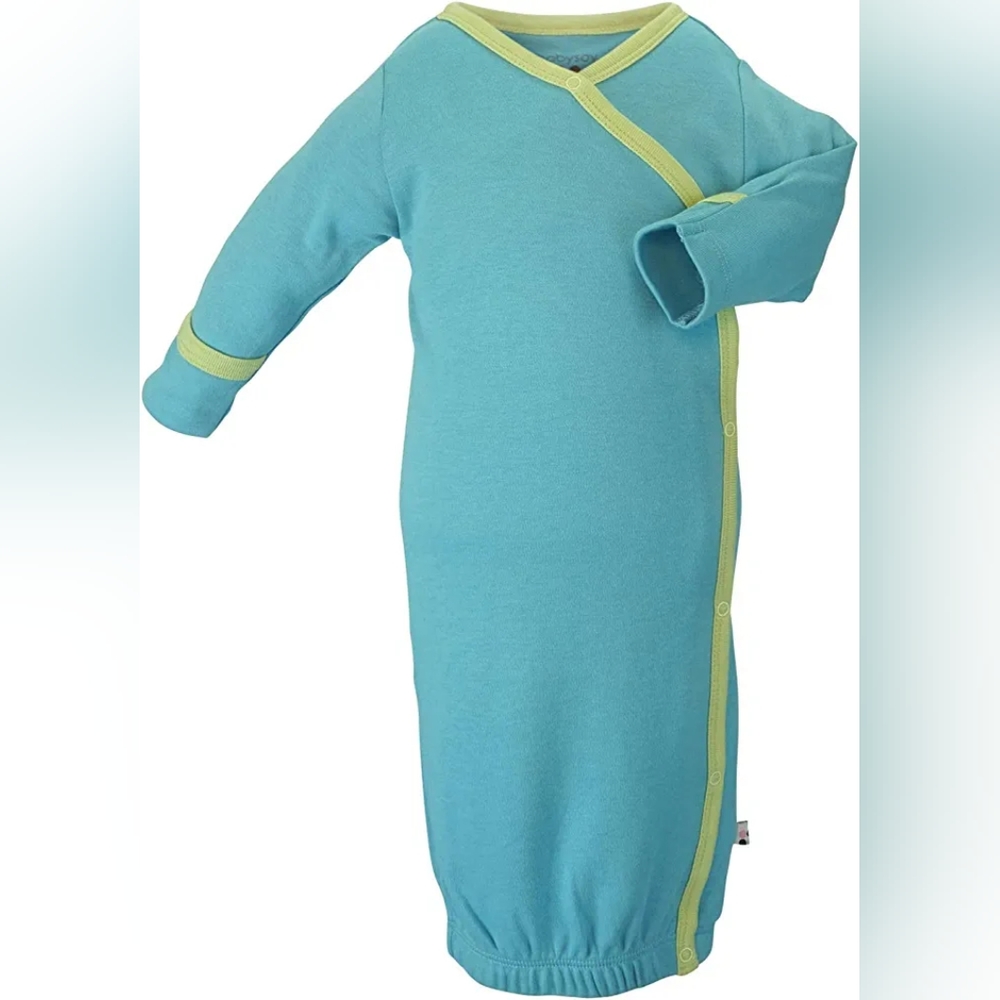 0-3m Babysoy Baby Kimono Gown Ocean Organic Infant Sleepsack Boy Girl Unisex